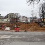 Remont Placu obok WDK / Stanisław Blinstrub / Radio Kielce