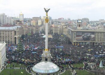Protesty Kijowie na Ukrainie / www.radiosvoboda.org