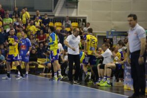 Piła krze ręczni Vive Targi Kielce pokonali Orlen Wisłę Płock 34:26 (20:13) / Stanisław Blinstrub / Radio Kielce