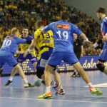 Piła krze ręczni Vive Targi Kielce pokonali Orlen Wisłę Płock 34:26 (20:13) / Stanisław Blinstrub / Radio Kielce
