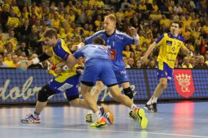 Piła krze ręczni Vive Targi Kielce pokonali Orlen Wisłę Płock 34:26 (20:13) / Stanisław Blinstrub / Radio Kielce