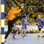 Piła krze ręczni Vive Targi Kielce pokonali Orlen Wisłę Płock 34:26 (20:13) / Stanisław Blinstrub / Radio Kielce