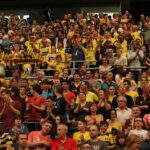 Piłkarze ręczni Vive Targów Kielce nie awansowali do ćwierćfinału Ligi Mistrzów. W rewanżowym meczu 1/8 finału kielczanie przegrali na wyjeździe z Rhein Neckar Loewen 23:27. / Stanisław Blinstrub / Radio Kielce