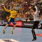 Piłkarze ręczni Vive Targów Kielce nie awansowali do ćwierćfinału Ligi Mistrzów. W rewanżowym meczu 1/8 finału kielczanie przegrali na wyjeździe z Rhein Neckar Loewen 23:27. / Stanisław Blinstrub / Radio Kielce