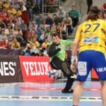 Piłkarze ręczni Vive Targów Kielce nie awansowali do ćwierćfinału Ligi Mistrzów. W rewanżowym meczu 1/8 finału kielczanie przegrali na wyjeździe z Rhein Neckar Loewen 23:27. / Stanisław Blinstrub / Radio Kielce