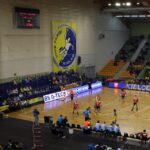 Vive Targi Kielc pokonały we własnej hali Stal Mielec 43:33, prowadząc do prezerwy 19:18. / Stanisław Blinstrub / Radio Kielce