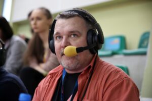 Vive Targi Kielc pokonały we własnej hali Stal Mielec 43:33, prowadząc do prezerwy 19:18. / Stanisław Blinstrub / Radio Kielce