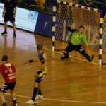 Vive Targi Kielc pokonały we własnej hali Stal Mielec 43:33, prowadząc do prezerwy 19:18. / Stanisław Blinstrub / Radio Kielce