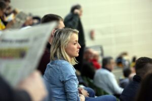 Vive Targi Kielc pokonały we własnej hali Stal Mielec 43:33, prowadząc do prezerwy 19:18. / Stanisław Blinstrub / Radio Kielce