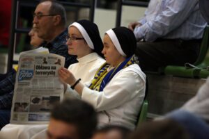 Vive Targi Kielc pokonały we własnej hali Stal Mielec 43:33, prowadząc do prezerwy 19:18. / Stanisław Blinstrub / Radio Kielce
