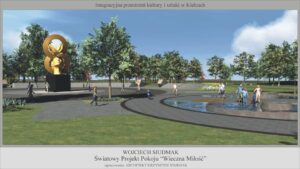 Wojciech Siudmak Światowy Projekt Pokoju "Wieczna miłość" / opracowanie: architekt Krzysztof Siminiak