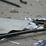 Zniszczony bankomat przy ul. Wapiennikowej / Krzysztof Żołądek / Radio Kielce