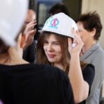 Bieg w Kaskach na Politechnice Świętokrzyskiej - 20 dziewczyn biegło w kasku / Stanisław Blinstrub / Radio Kielce