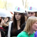 Bieg w Kaskach na Politechnice Świętokrzyskiej / Stanisław Blinstrub / Radio Kielce