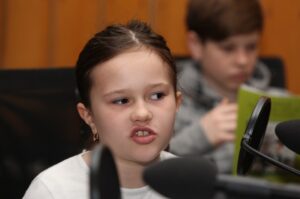 Dzieci w audycji DDD rozmawiały o bezpiecznym w internecie. / Stanisław Blinstrub / Radio Kielce