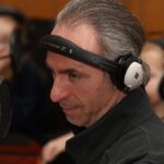 Prowadzący audycję Marcin Pzremirski. / Stanisław Blinstrub / Radio Kielce