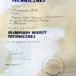 Finałowa gala 40. Olimpiady Wiedzy Technicznej / Kamil Król / Radio Kielce