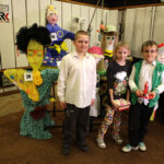 Rozstrzygnięcie konkursu na „Najpiękniejszą Marzannę”. II miejsce - marzanna nr 9 ze Szkoły Podstawowej nr 33. / Wojciech Habdas / Radio Kielce