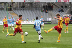 12.04.2014. Mecz Korona Kielce - Cracovia Kraków / Wojciech Habdas / Radio Kielce