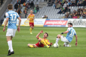 12.04.2014. Mecz Korona Kielce - Cracovia Kraków / Wojciech Habdas / Radio Kielce