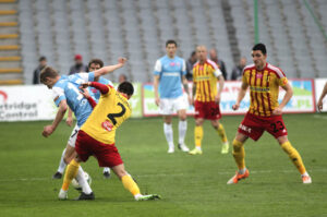 12.04.2014. Mecz Korona Kielce - Cracovia Kraków / Wojciech Habdas / Radio Kielce