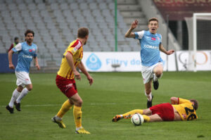 12.04.2014. Mecz Korona Kielce - Cracovia Kraków / Wojciech Habdas / Radio Kielce