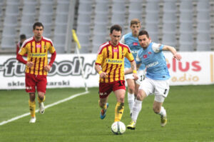 12.04.2014. Mecz Korona Kielce - Cracovia Kraków / Wojciech Habdas / Radio Kielce