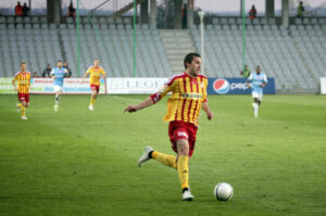 12.04.2014. Mecz Korona Kielce - Cracovia Kraków / Wojciech Habdas / Radio Kielce