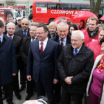 Przewodniczący SLD Leszek Miller przyjechał we wtorek do Kielc i Starachowic specjalnym autobusem. / Wojciech Habdas / Radio Kielce