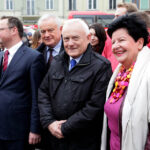 Przewodniczący SLD Leszek Miller przyjechał we wtorek do Kielc i Starachowic specjalnym autobusem. / Wojciech Habdas / Radio Kielce