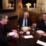 Po konferencji Leszek Miller spotkał się z Wojciechem Lubawskim, Prezydentem Kielc / Wojciech Habdas / Radio Kielce