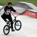 VI CK Jam - zawody BMX i MTB w trikach rowerowych / Krzysztof Żołądek / Radio Kielce