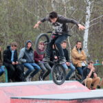 VI CK Jam - zawody BMX i MTB w trikach rowerowych / Krzysztof Żołądek / Radio Kielce