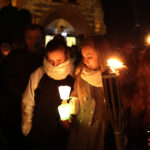 W Masłowie odbyła się msza święta, pod przewodnictwem biskupa Mariana Florczyka, po której wierni wyruszyli w Drodze Krzyżowej na lotnisko, gdzie w 1991 roku Papież Jan Paweł II odprawił nabożeństwo / Wojtek Habdas / Radio Kielce