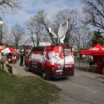 07.04.2014 Włoszczowa. Radio Kielce na 100FM. Jesteśmy na Rynku. / Wojciech Habdas / Radio Kielce