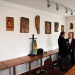 Wernisaż wystawy prac kieleckiego rzeźbiarza Władysława Trzpiota / Wojciech Habdas / Radio Kielce