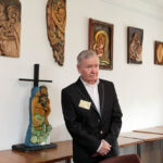 Wernisaż wystawy prac kieleckiego rzeźbiarza Władysława Trzpiota / Wojciech Habdas / Radio Kielce