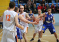 Pierwszy mecz półfinału play-off koszykarzy UMKS Kielce - Księżak Łowicz / Kamil Król / Radio Kielce