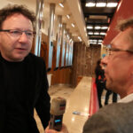 Premiera filmu "Gabriel" w Kieleckim Centrum Kultury. Zbigniew Zamachowski w rozmowie z red. Ryszardem Koziejem z Radia Kielce / Kamil Król / Radio Kielce