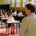 Egzamin gimnazjalny w Gimnazjum nr 23 / Wojciech Habdas / Radio Kielce