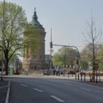 Wieża ciśnień w centrum Mannheim / Stanisław Blinstrub / Radio Kielce