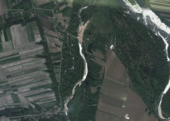 Remont Wału w gminie Tarłów / Google Maps