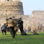 Widowisko historyczne z okazji Dnia Flagi w Samsonowie / Piotr Michalski / Radio Kielce