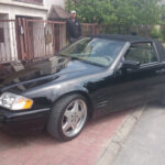 Mercedes SL 500 Grzegorza Tkaczyka / Marek Cender / Radio Kielce