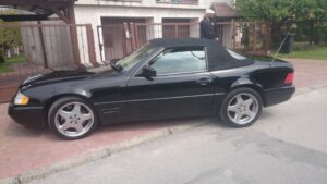 Mercedes SL 500 Grzegorza Tkaczyka / Marek Cender / Radio Kielce