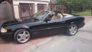 Mercedes SL 500 Grzegorza Tkaczyka / Marek Cender / Radio Kielce