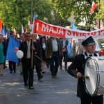 Pochód pierwszomajowy w Ostrowcu / Teresa Czajkowska / Radio Kielce