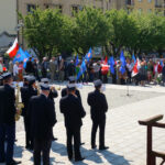 Pochód pierwszomajowy w Ostrowcu / Teresa Czajkowska / Radio Kielce