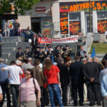 Pochód pierwszomajowy w Ostrowcu / Teresa Czajkowska / Radio Kielce