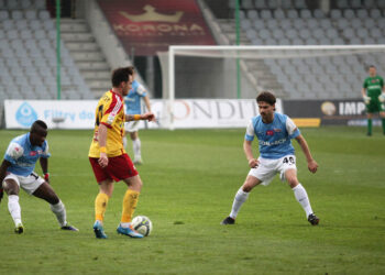 12.04.2014. Mecz Korona Kielce - Cracovia Kraków / Wojciech Habdas / Radio Kielce
